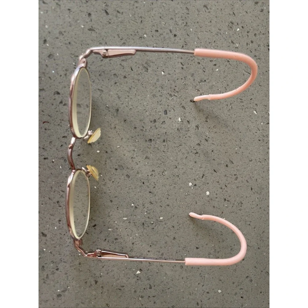 Disney Marchon 86CT 651 Eyeglasses Frames ONLY Kids Full Rim Oval 36-16-130 pink